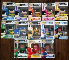 Funko Pop 01 Batman Arcobaleno Esclusive DOMO Heroes Superman Flash + Vinile Scegli U