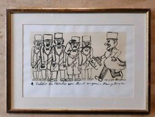 Franz Borghese Gouache su