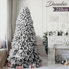 Albero natale innevato - albero,