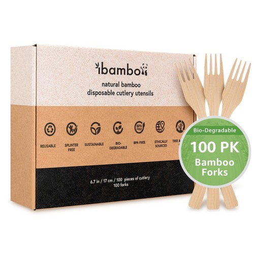 Forchette ibambo 100 bambù - 100%,
