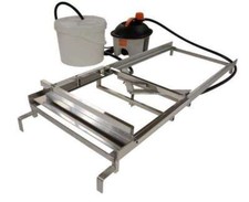 Disopercolatrice orizzontale, manuale, 220V, con lame riscaldate ad acqua, pe...