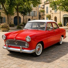 Poster Simca Vedette arte da
