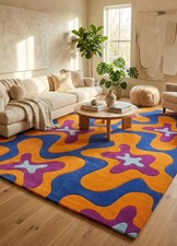 Tappeto moderno in lana