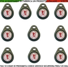 Transponder 10 Chiavi
