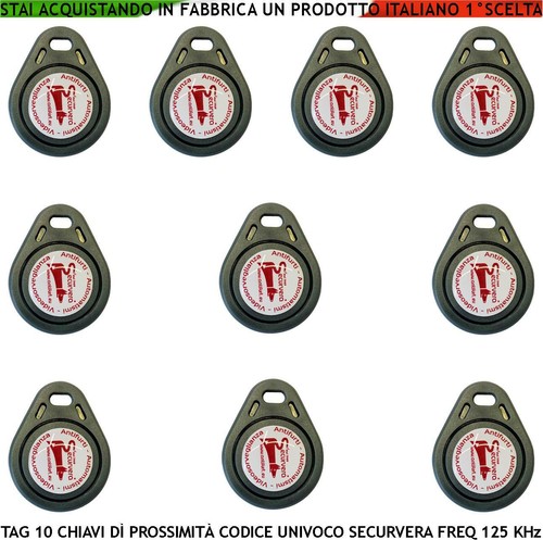 Transponder chiavi - transponder, 10