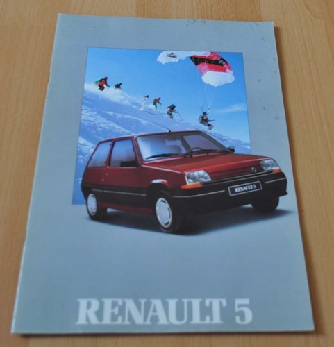 Brochure renault 1988 - renault, 5