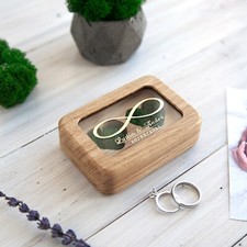 Scatola porta anelli doppio