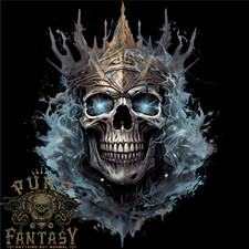 Teschio King Uomo Luce T-Shirt