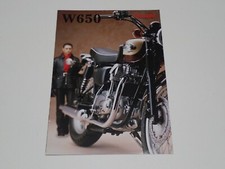 KAWASAKI W 650 MOTO BROCHURE DEPLIANT PROSPEKT (Y19)