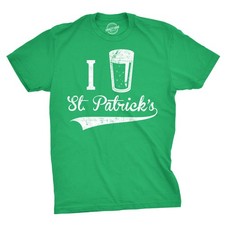 Maglietta I Beer Saint Patricks Day maglietta divertente St Patty che beve trifoglio irlandese