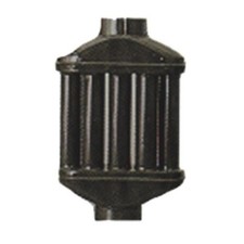TUBO STUFA DIFFUSORE SCAMBIATORE 8 CANNE NERO OPACO CM 13 ALA