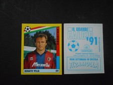 figurina  IL GRANDE CALCIO VALLARDI"91-BOLOGNA-VILLA