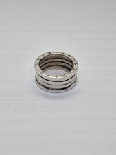 Bulgari B.zero1 4 Fasce Oro Bianco Taglia 58