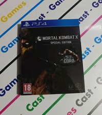 MORTAL KOMBAT X SPECIAL STEELBOOK VERSIONE ITALIANO PLAYSTATION 4 PS4 COMPLETO