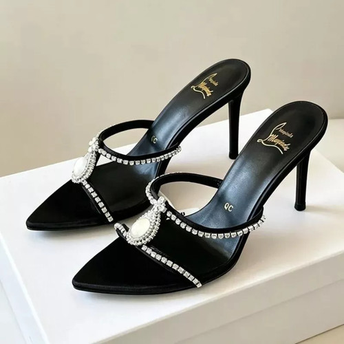 Sabot donna nero elegante - nero, con
