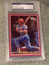 Pete Rose 1984 Donruss Action