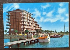 VECCHIA CARTOLINA CAORLE VENEZIA - Porto S. Margherita - Hotel Caravella - FG VG