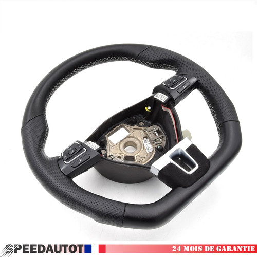 Volante tuning appiattito nero - volante,