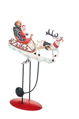 Statuina babbo natale con - statuina,