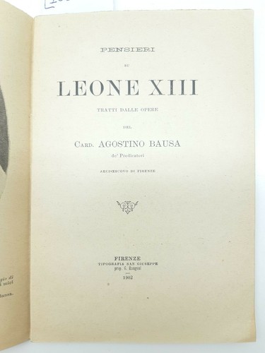 Pensieri papa leone xiii - di,