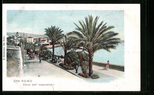 Cartolina sanremo corso - sanremo,,