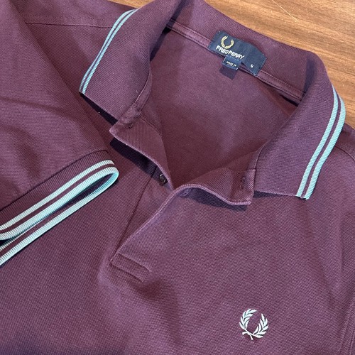 Fred perry polo shirt purple - fred,