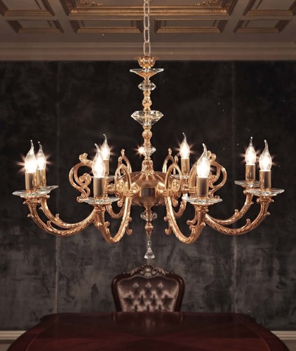 Lampadario classico ottone - in,
