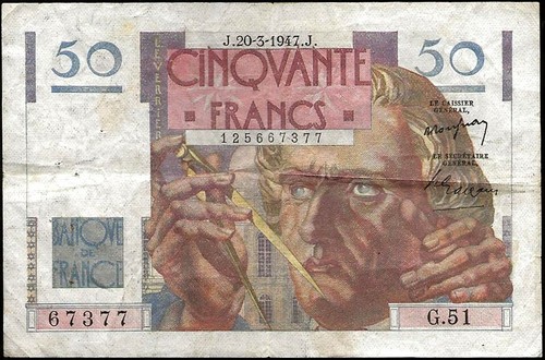 Francia banconota di 50 - francia,