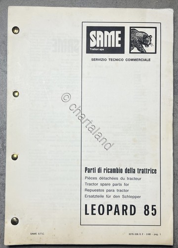 Catalogo parti ricambio - di,