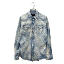DSQUARED Camicia Denim Manica