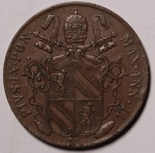 1849 R Vatican City Baiocco