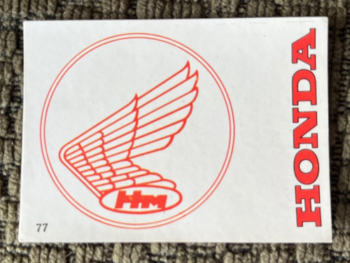 Figurina adesivo logo honda - figurina,
