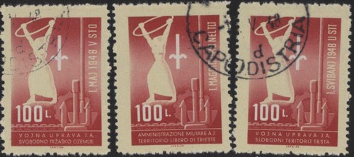 Jugoslavia 1948 trieste zona - trieste, b