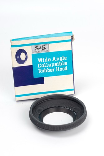 Rubber lens hood - rubber, angle