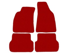 Basic Tappetini per Audi A4 B6, B7 berlina, SW 2000-2008 Rosso Tappeti