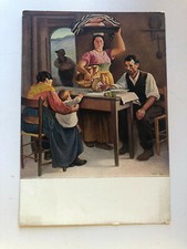 Cartolina Pubblicitaria Lievito per panificazione Distillerie Italia Milano c14