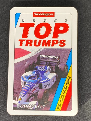 Formula vintage top trumps - formula, 1