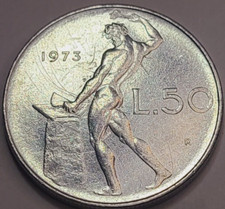 1973 Italy 50 Lire KM# 95.1 US