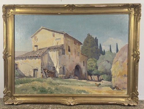 Pittura olio scuola italiana - olio,