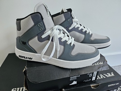 Supra vaider grey white - supra, 2.0
