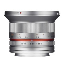 Samyang MF 12 mm F2,0 APS-C Sony E argento