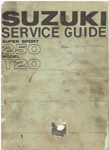 Suzuki 250 super sport model - suzuki,