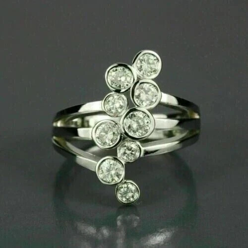 Set lunetta rotonda diamanti