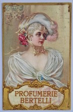 Cartolina Profumerie Bertelli, pubblicitaria, illustrata, anni '20