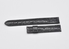 Cartier, original black  crocodile strap 15mm (14mm  buckle) new unused