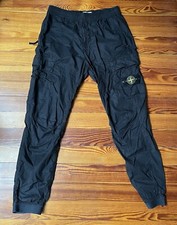 Black Stone Island Cargo Pants