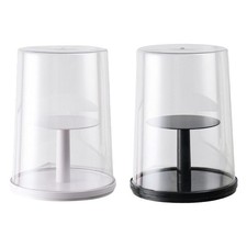 Vetrina espositiva per figure, espositore leggero antipolvere, girevole per