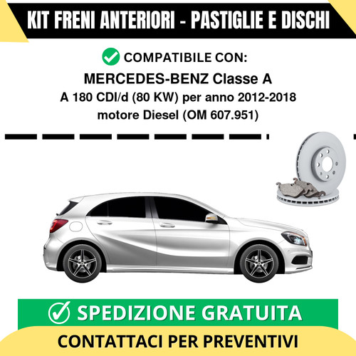 Kit freni anteriori pastiglie - freni,