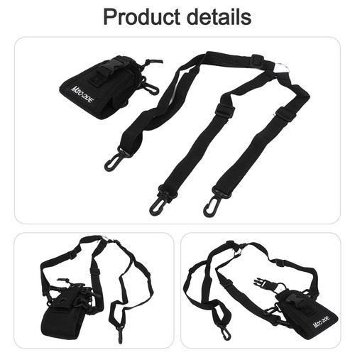 Noir talkie walkie nylon - noir, talkie-walkie