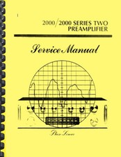 Preamplificatore Phase Linear 2000 Serie 2 MANUALE DI SERVIZIO